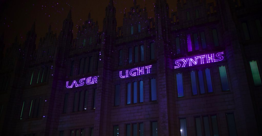 Laser Light Synths projection