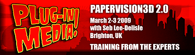 Papervision training with Seb Lee-Delisle