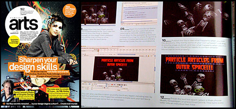 Particle tutorial part 2 in Computer Arts magazine